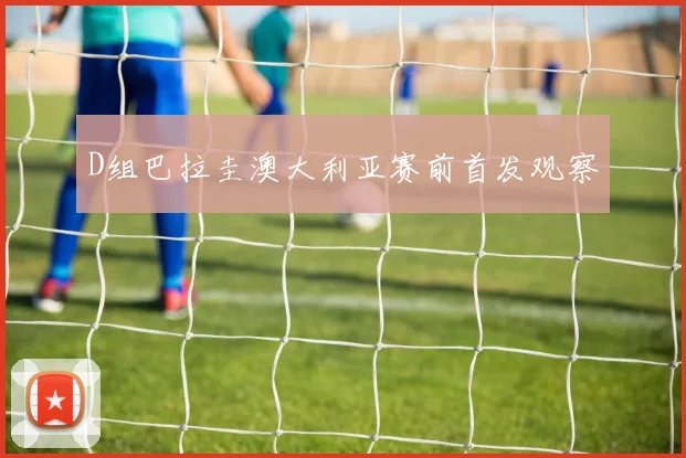 D组巴拉圭澳大利亚赛前首发观察